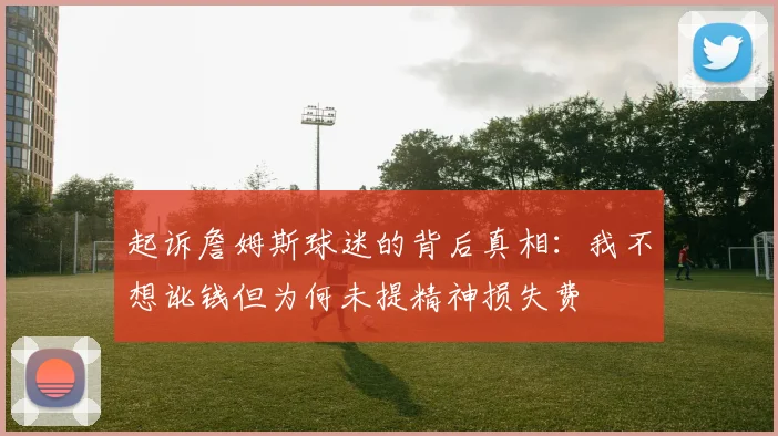 起诉詹姆斯球迷的背后真相：我不想讹钱但为何未提精神损失费