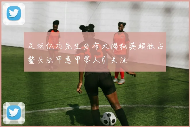 足坛亿元先生分布大揭秘英超独占鳌头法甲意甲零人引关注